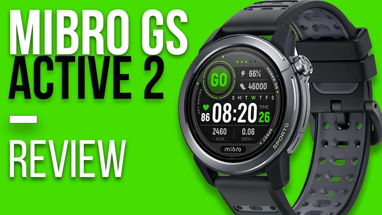 MIBRO WATCH GS ACTIVE 2 Unboxing Review - GPS BANDA DUPLA e 15 DIAS BATERIA! Mas vale a pena? É bom?