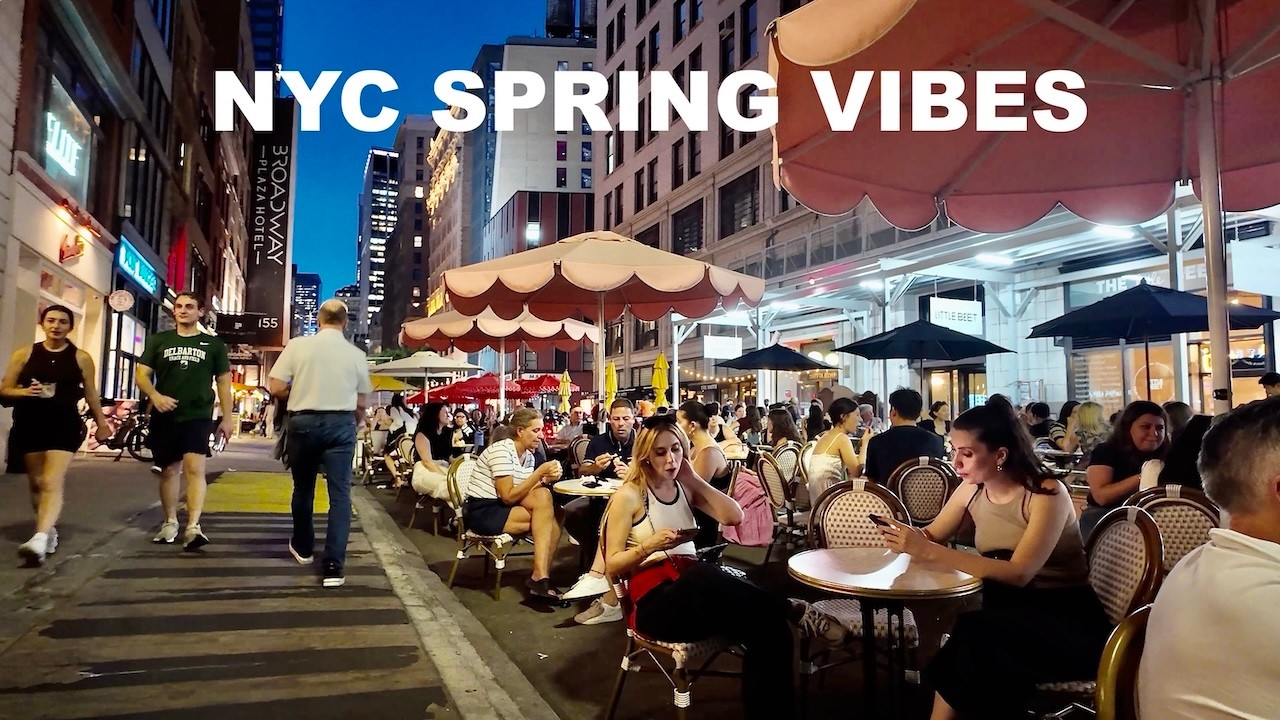 NYC Early Evening Spring Vibes 2026 | NoMad, Village, SoHo Outdoor Bars & Restaurants