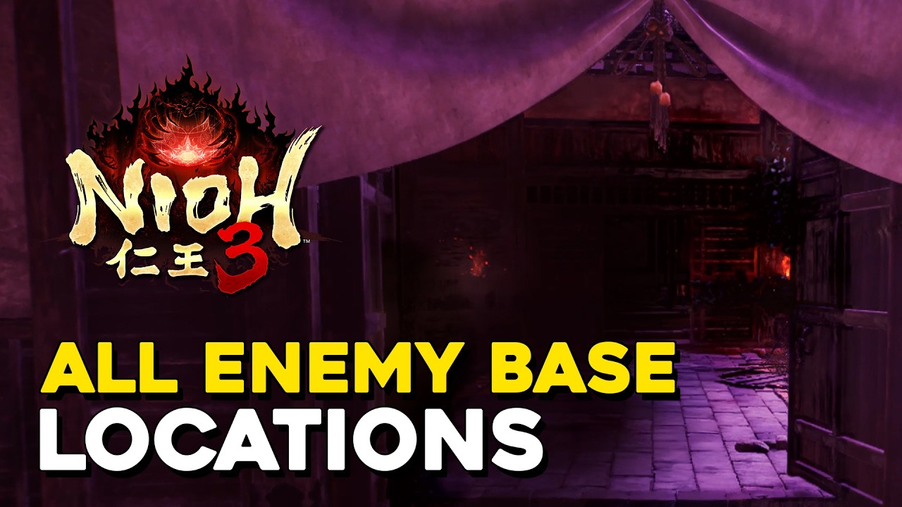 Nioh 3 All Enemy Base Locations (Total Control Trophy Guide)