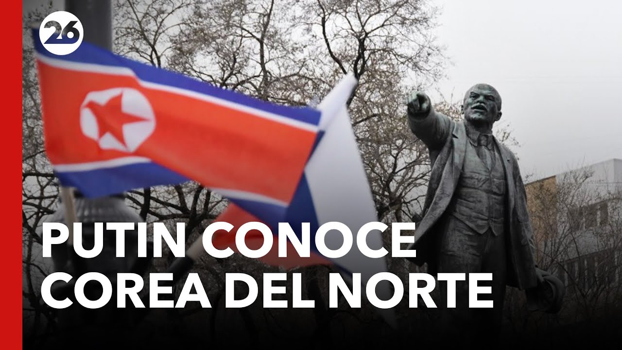 COREA DEL NORTE | Vladimir Putin y Kim Jong-un visitaron el Monumento a la Liberación