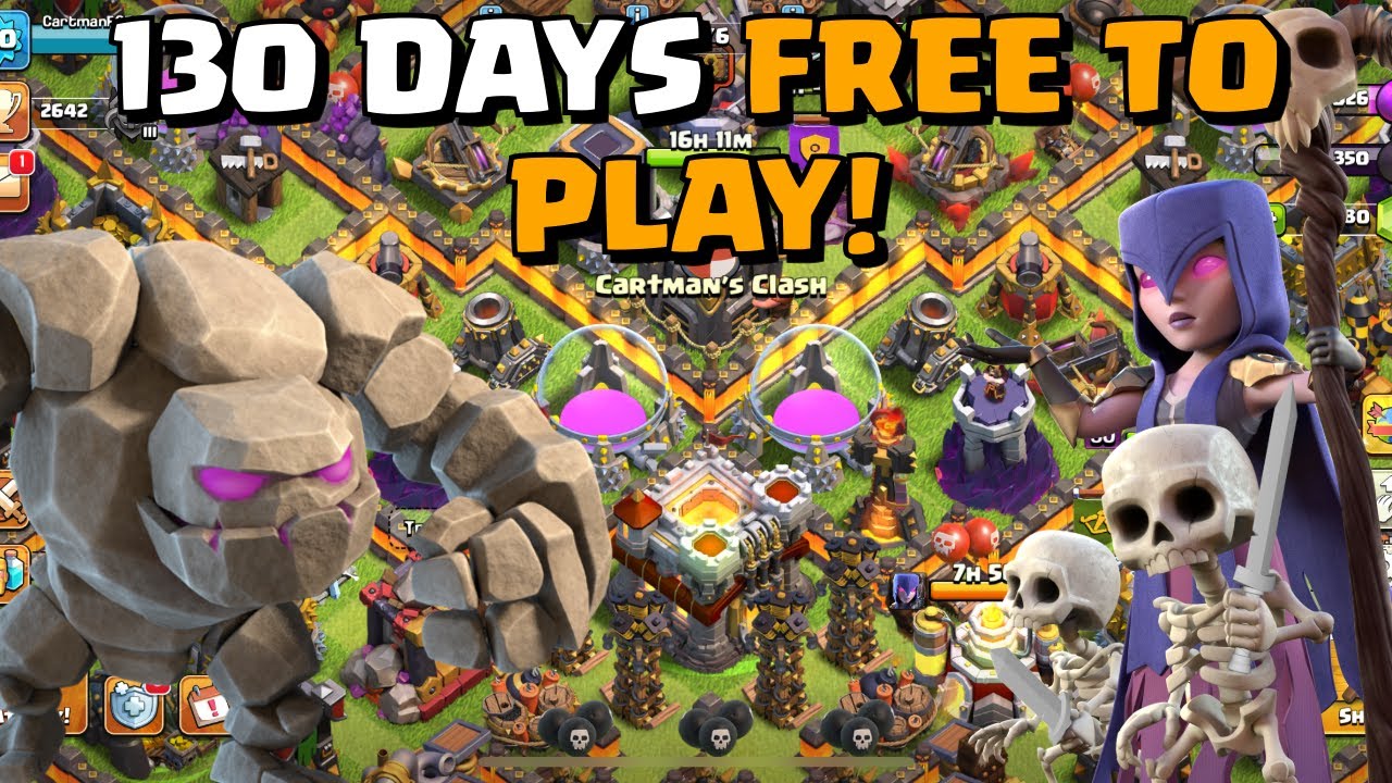 130 DAYS FREE TO PLAY IN 2025! | Let's use Zap Witches! | TH11 | Clash of Clans