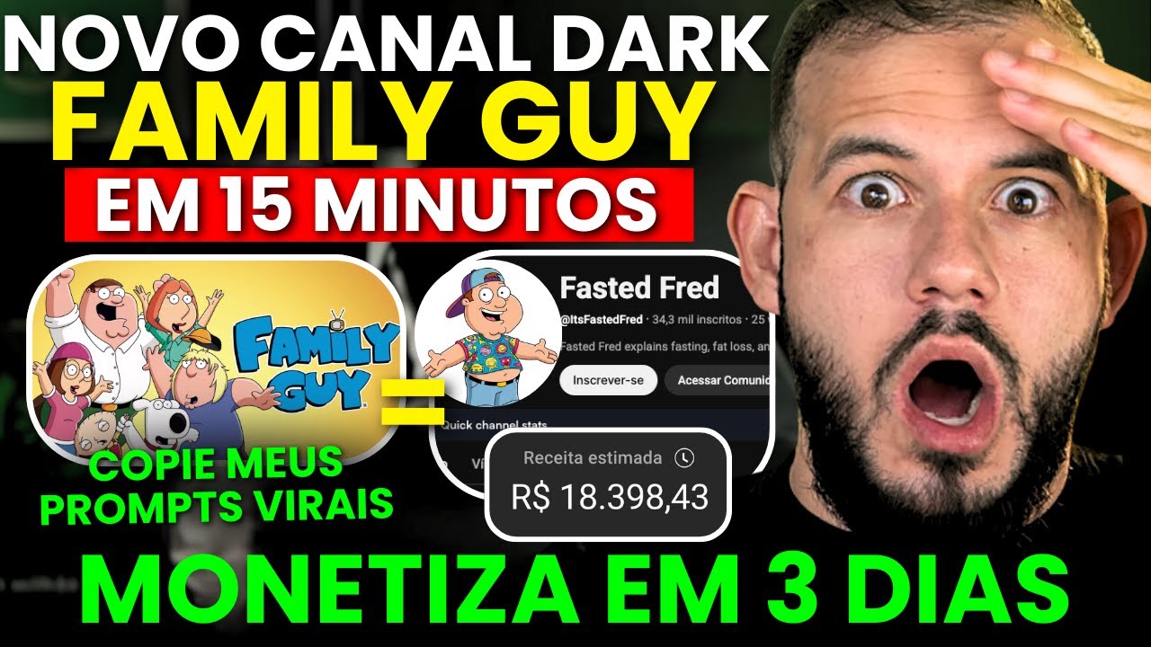 NOVA TENDÊNCIA 2026😱 CRIE ESSE NOVO CANAL DARK QUE MONETIZA RÁPIDO (COPIE E COLE)
