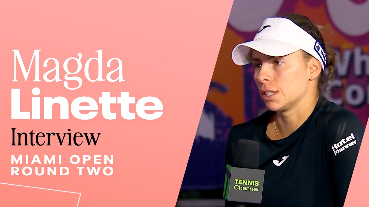 Magda Linette Breaks Down UPSET win over Swiatek | 2026 Miami Open