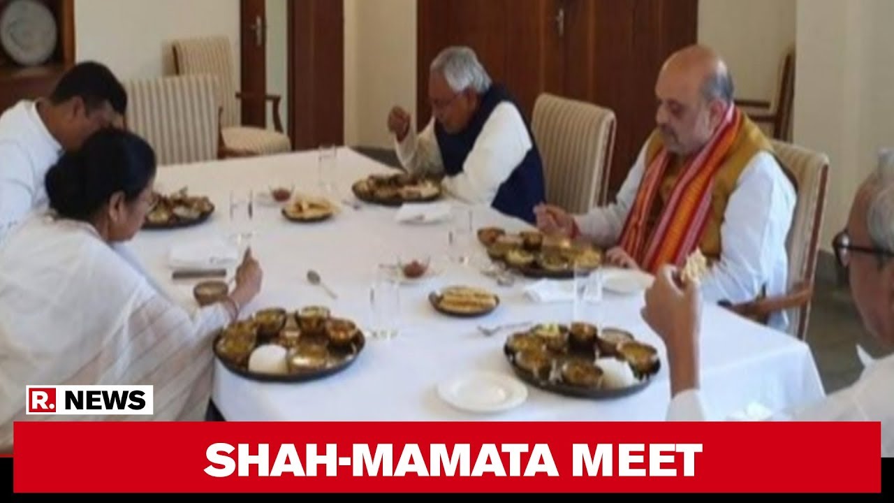 Mamata Banerjee Shares A Meal With Shah, Patnaik In Odisha; 'No CAA Talks' Held