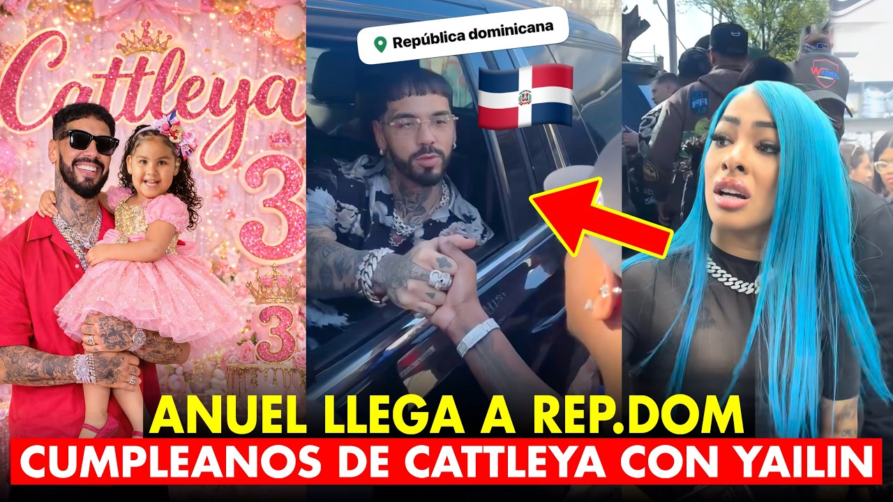 ANUEL SORPRENDE A YAILIN EN RD PARA EL CUMPLEAÑO DE CATTLEYA