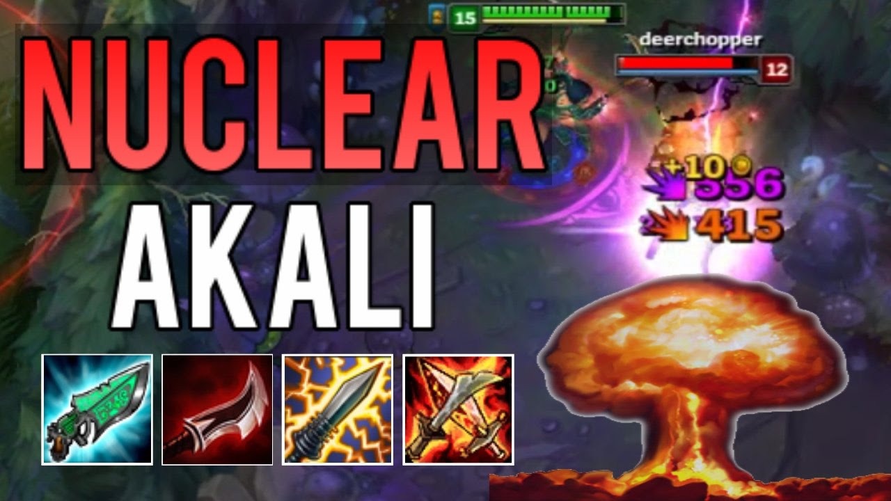 ЯДЕРНЫЙ ОДИНОЧНЫЙ БИЛД АКАЛИ — ВЗРЫВНОЙ (ИСПЫТАНИЕ БИЛД АКАЛИ) | League of Legends