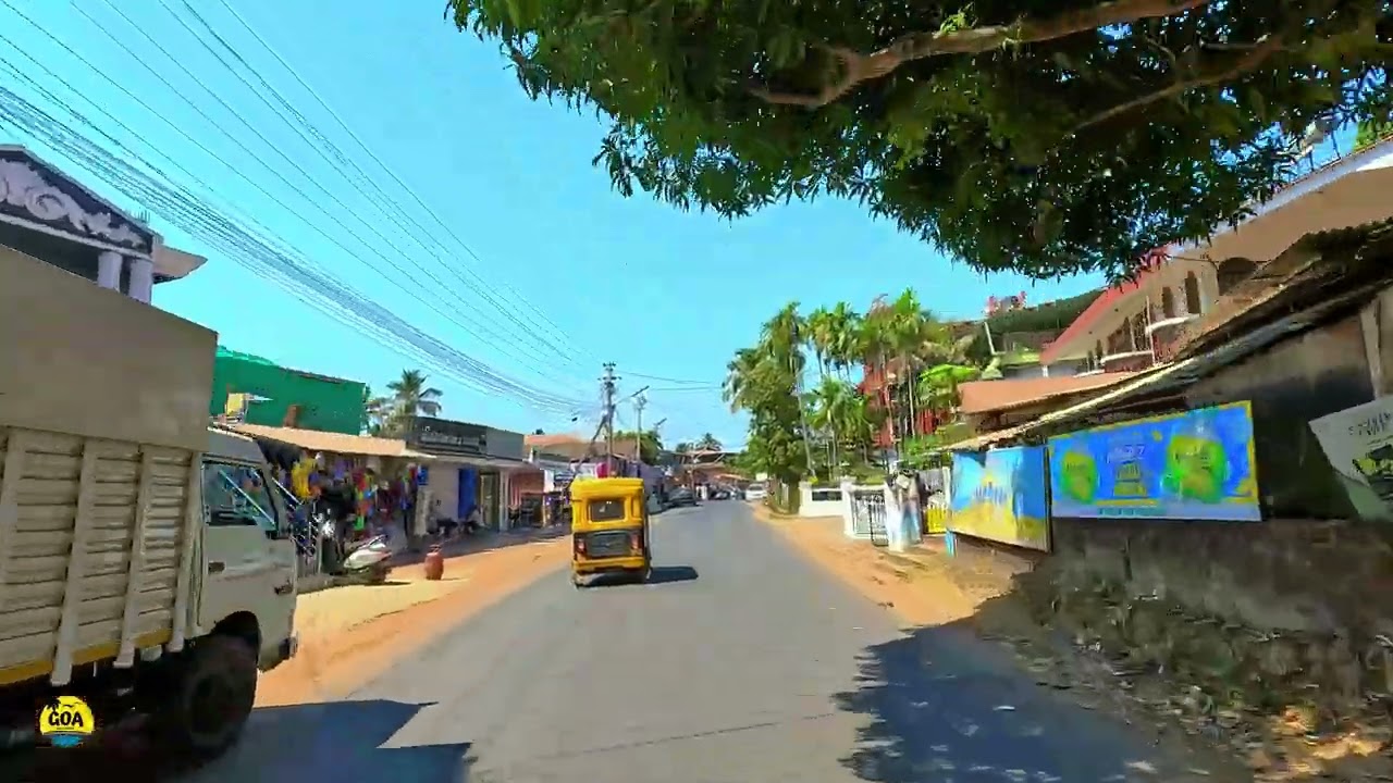 Colva beach road 4k