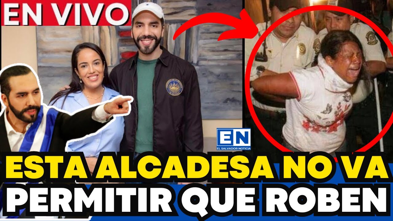 #ENVIVO ESTA ALCALDESA PROMETIO A BUKELE NO ROBAR EN SU ALCALDIA ZACATECOLUCA EL SALVADOR NOTICIA