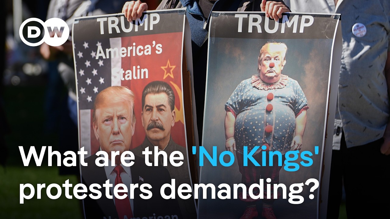 Anti-Trump 'No Kings' rallies sweep across the US | DW News