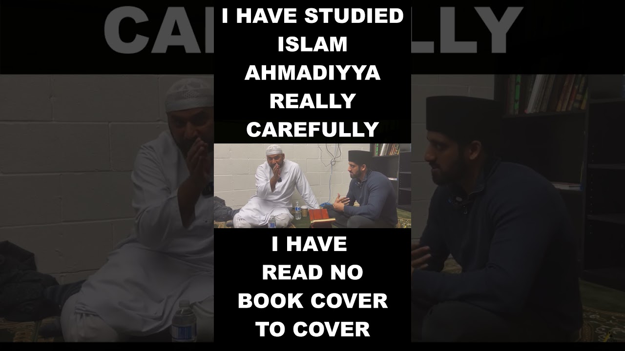 Adnan Rashid Debates Ahmadi Answers : I Read No Book of Islam Ahmadiyya 