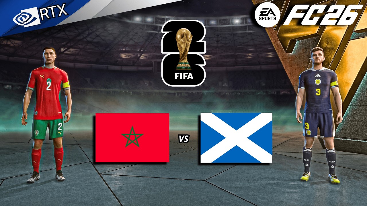 FC 26 - Morocco vs Scotland Ft. Hakimi, Mcginn | FIFA World Cup 2026 Full Match | PC&trade; [4K60]