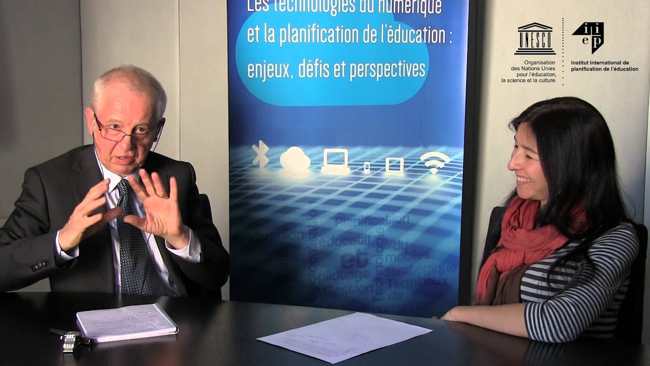 Interview M. Georges Louis Baron - Numérique et planfication de l'éducation