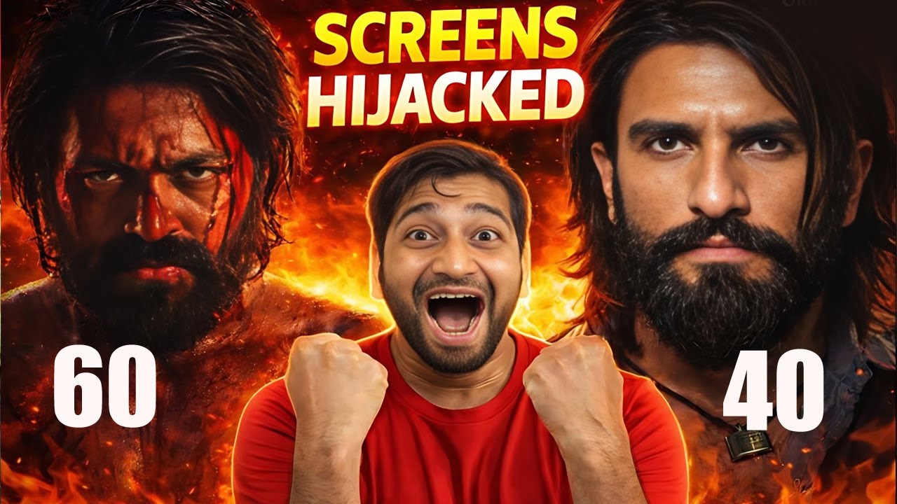 TOXIC vs Dhurandhar 2 Final Screen Count Revealed 60 - 40 🤯 💥 TOXIC vs Dhurandhar 2 Screen War! YASH