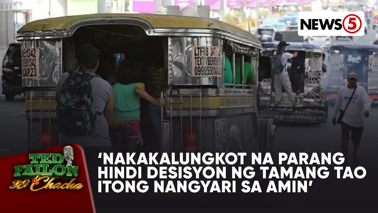 Transport groups, dismayado sa pagsuspende ng taas-pasahe | Ted Failon & DJ Chacha