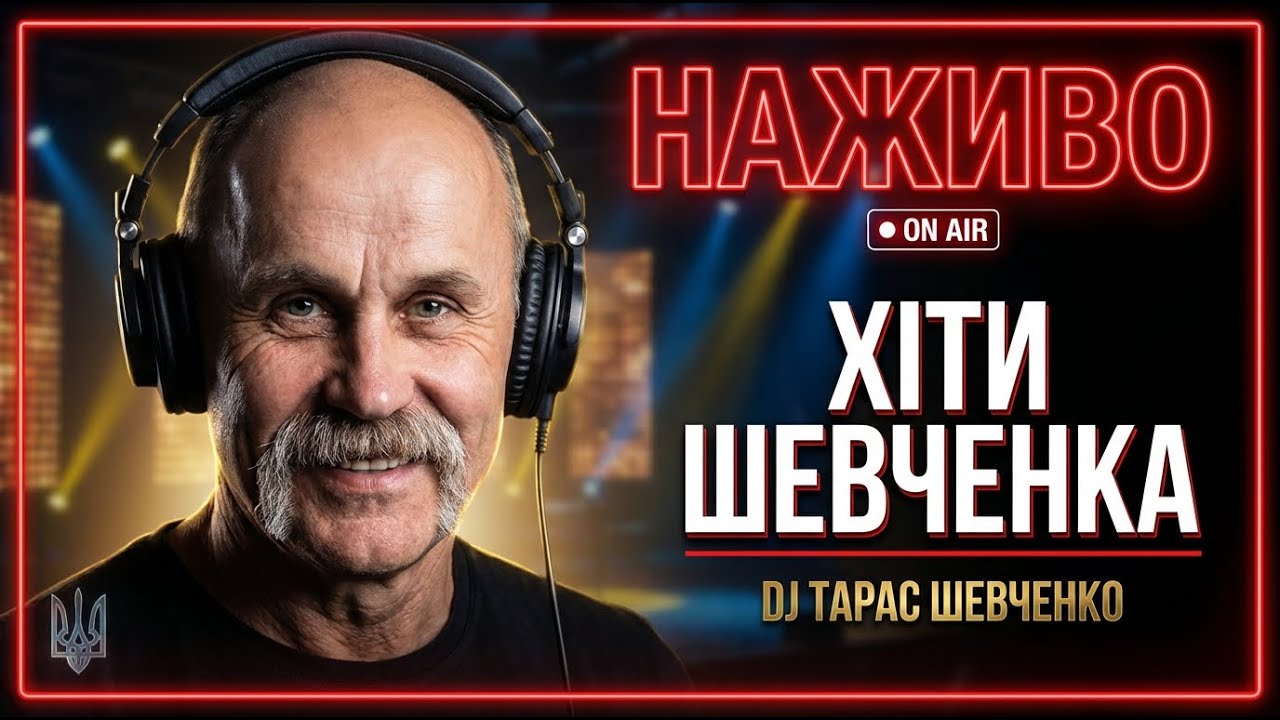 🎧 Українські Пісні • DJ Тарас Шевченко • Легке Сучасне Звучання • LIVE