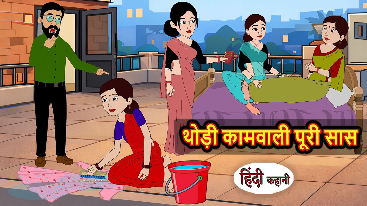 थोड़ी कामवाली पूरी सास | Hindi Story | Bedtime Stories | Moral Story | Fairy Tales | Storytime