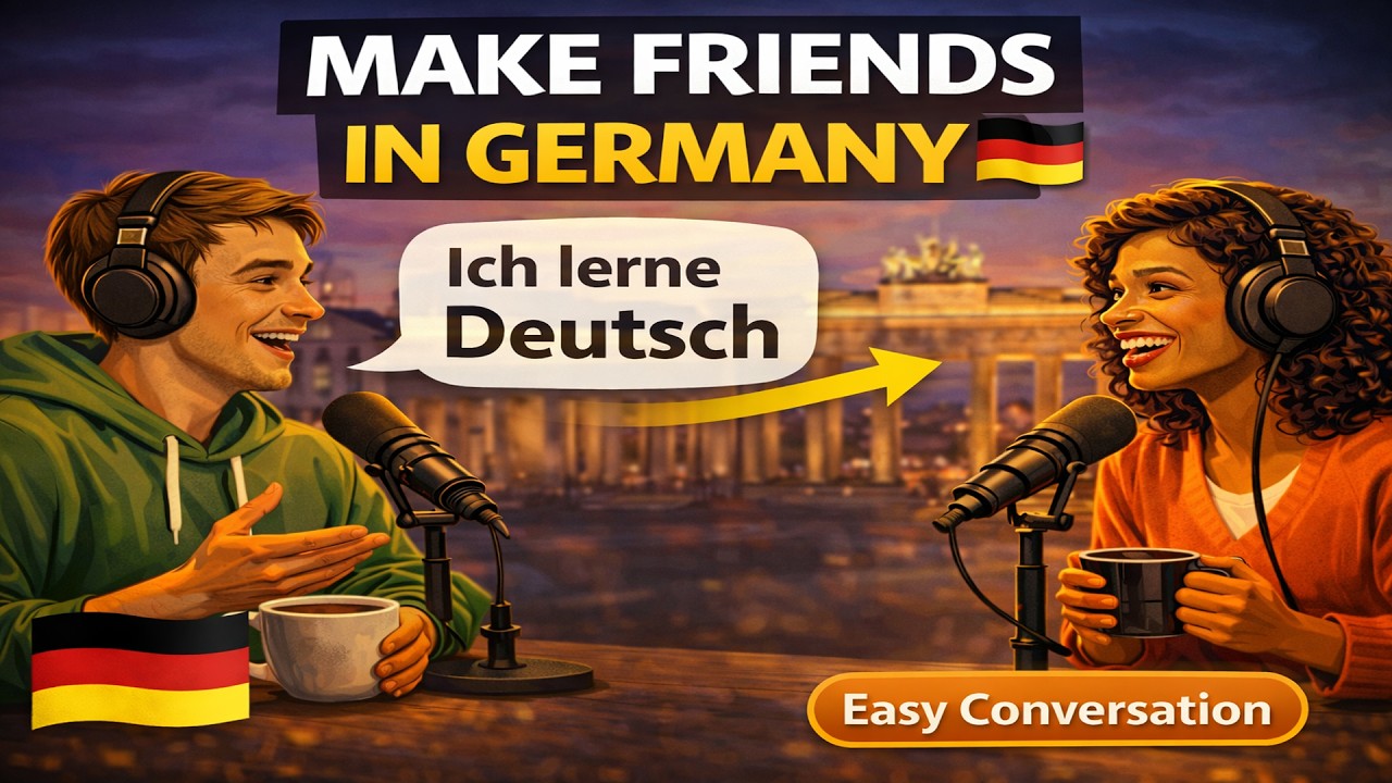 Learn German: Build Friendship in Germany | Essential Phrases | GermanChatsEasy