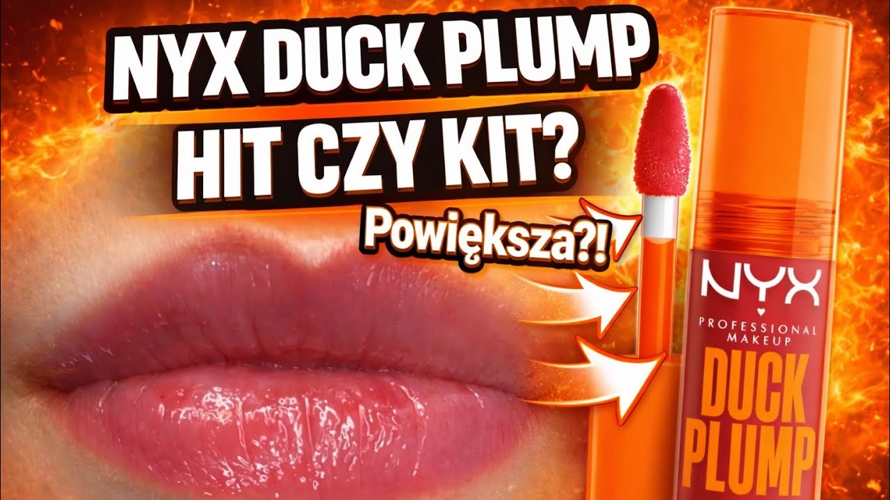 NYX Duck Plump &ndash; czy ten błyszczyk NAPRAWDĘ powiększa usta? 👄 Test na żywo i efekty po 5 minutach!