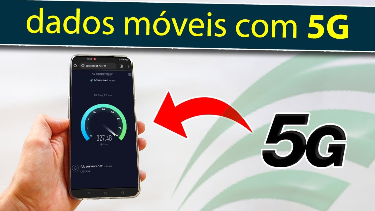 Consumo de dados m&oacute;veis de internet com 5G... &eacute; insano ❗