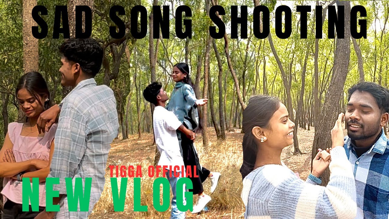 Sad Song Shooting😔| New Vlog | @tiggaofficial 