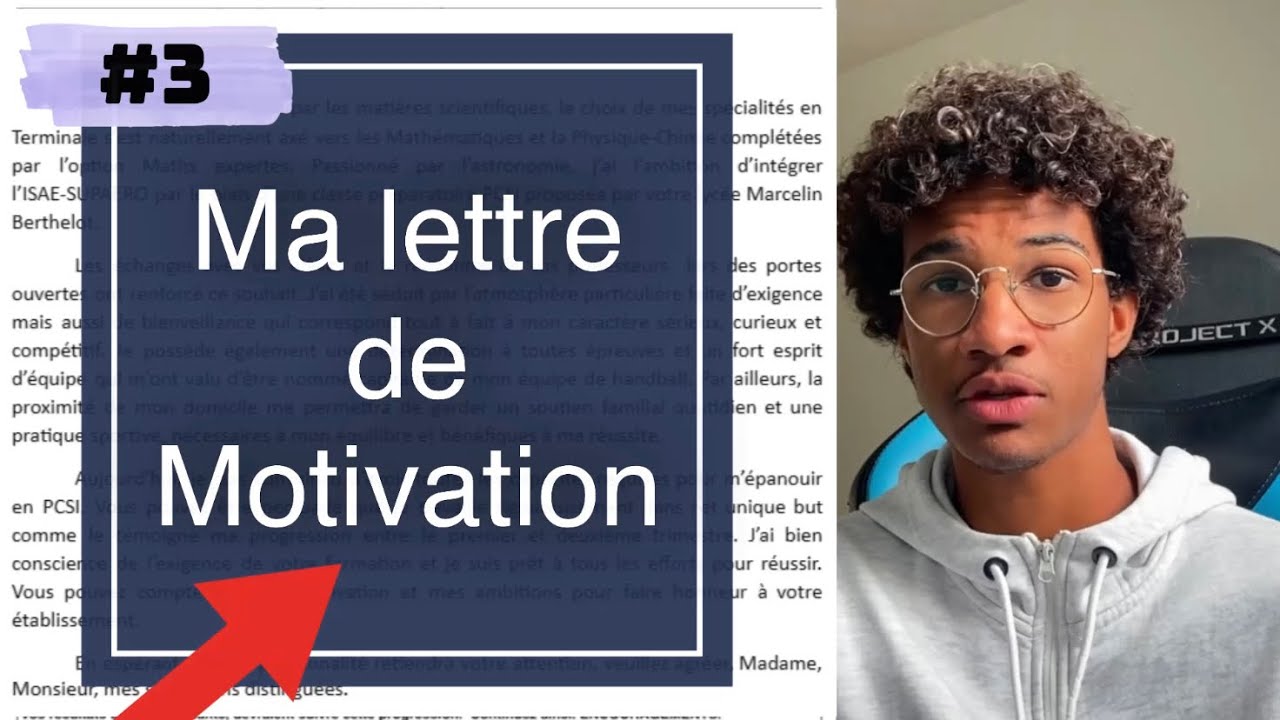 PREPA MPSI/PCSI : La LETTRE de MOTIVATION qui m'a fait intégrer MARCELIN BERTHELOT !!!