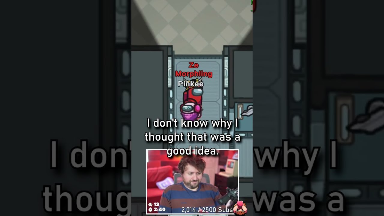 Ze accidentally attacks his chat in Among Us