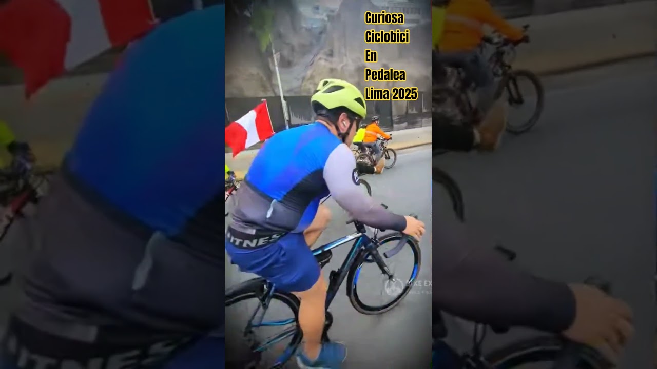 curiosa ciclobici en Pedalea Lima 2025 