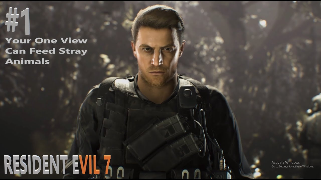 RESIDENT EVIL 7 NOT A HERO Walkthrough Gameplay Part 1 - Chris Redfield (RE7 DLC) no commentary