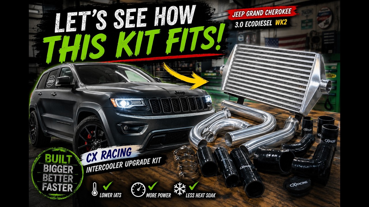 Grand Cherokee Ecodiesel Intercooler Upgrade