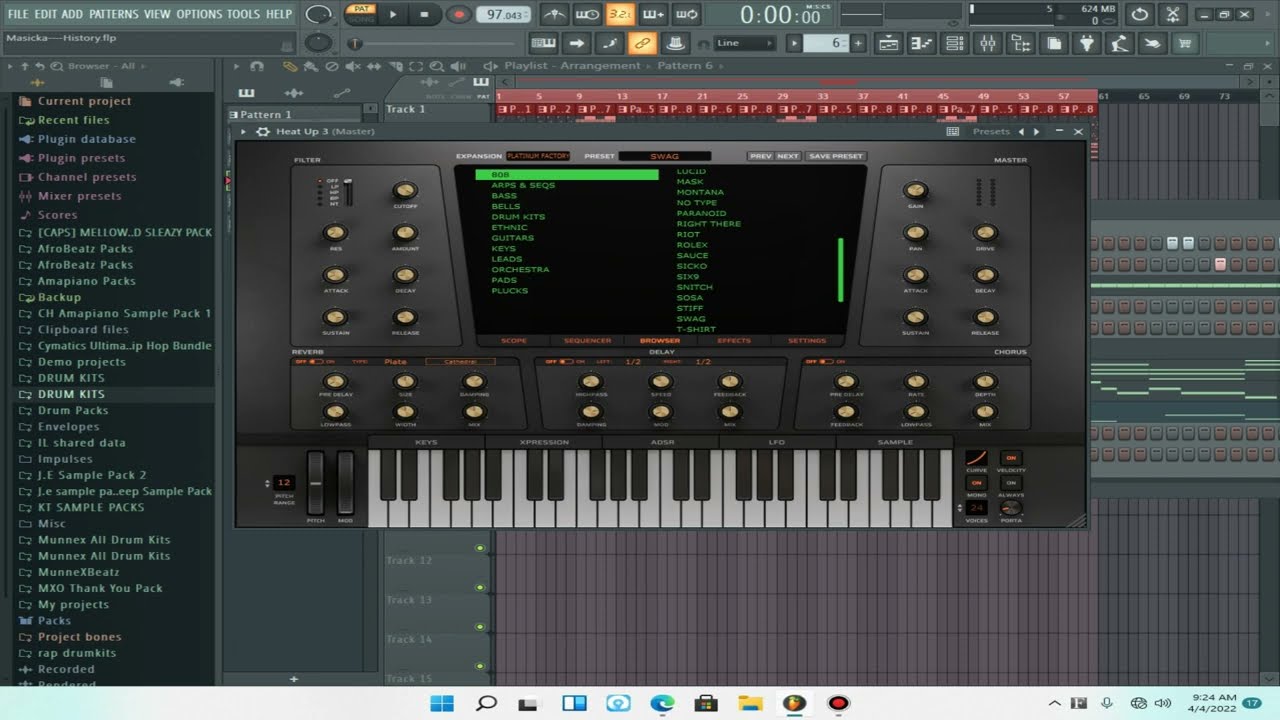 Masicka - History Instrumental In Fl studio