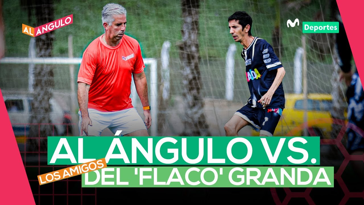 LAS MEJORES IM&Aacute;GENES DEL PARTIDO ENTRE #AL&Aacute;NGULO Y LOS AMIGOS DEL 'FLACO' GRANDA | AL &Aacute;NGULO ⚽🥅