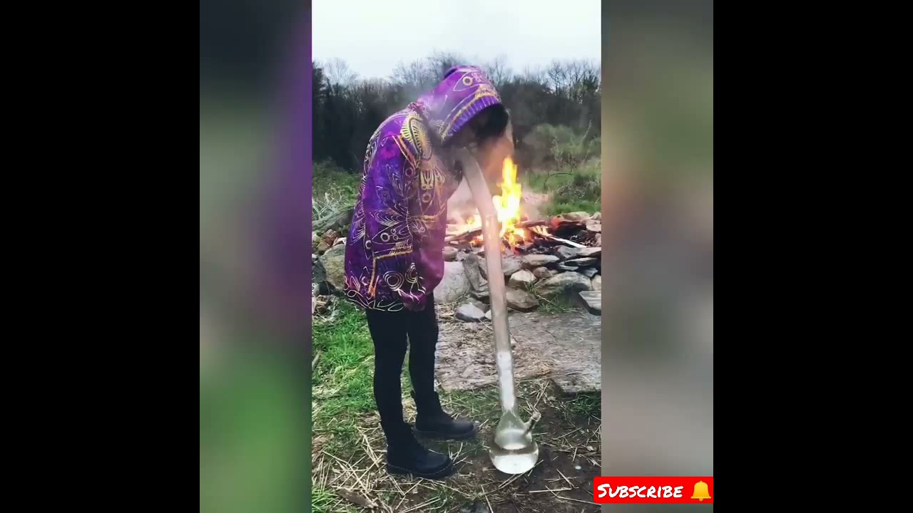 4.5foot bong hit #naturesess #fire #bonghit #shorts