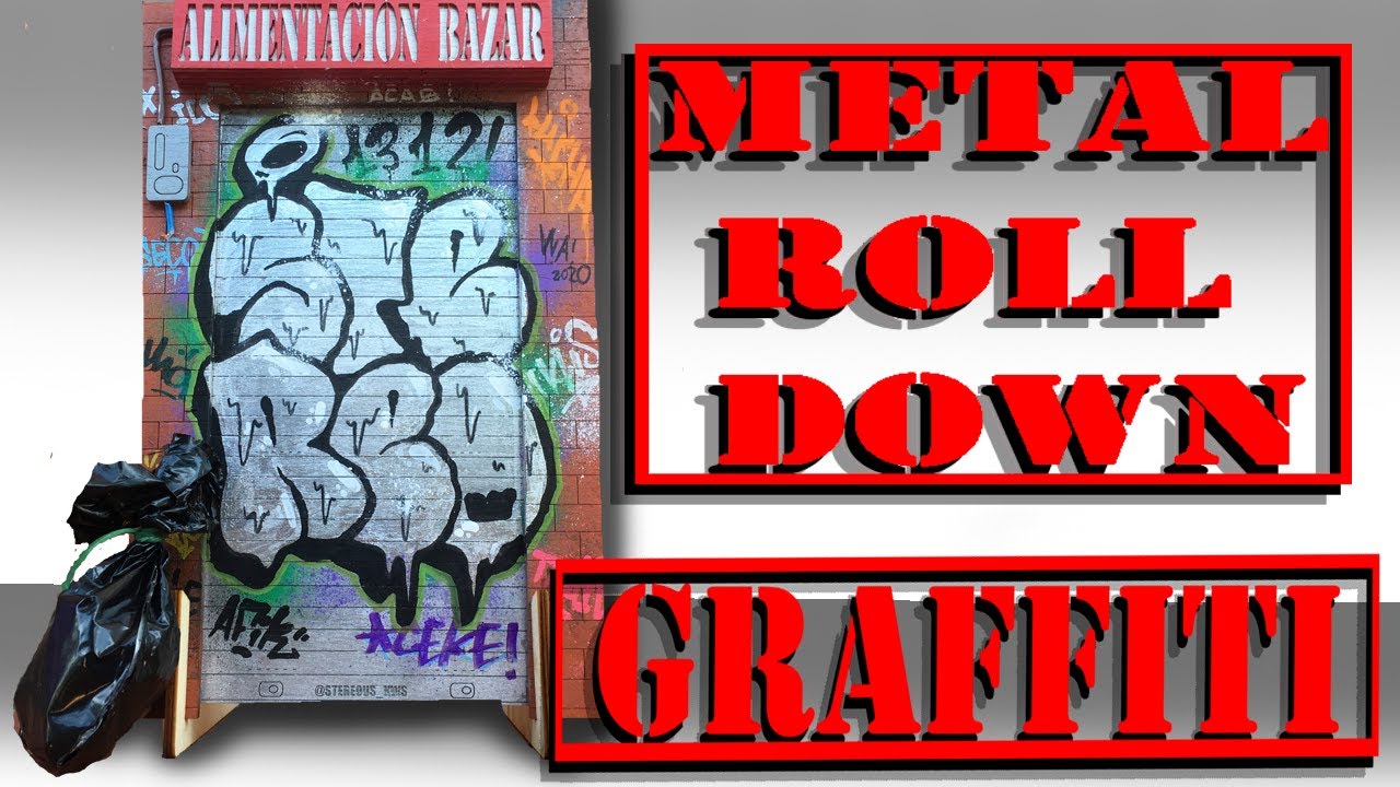 How to make a Graffiti urban grocery store diorama
