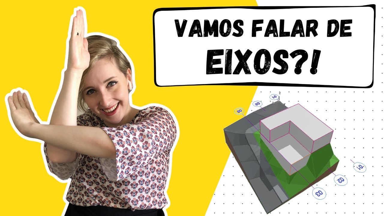 INSERINDO E CONFIGURANDO EIXOS | Aula 6 - Curso PROJETO DE ARQUITETURA DO ZERO NO ARCHICAD