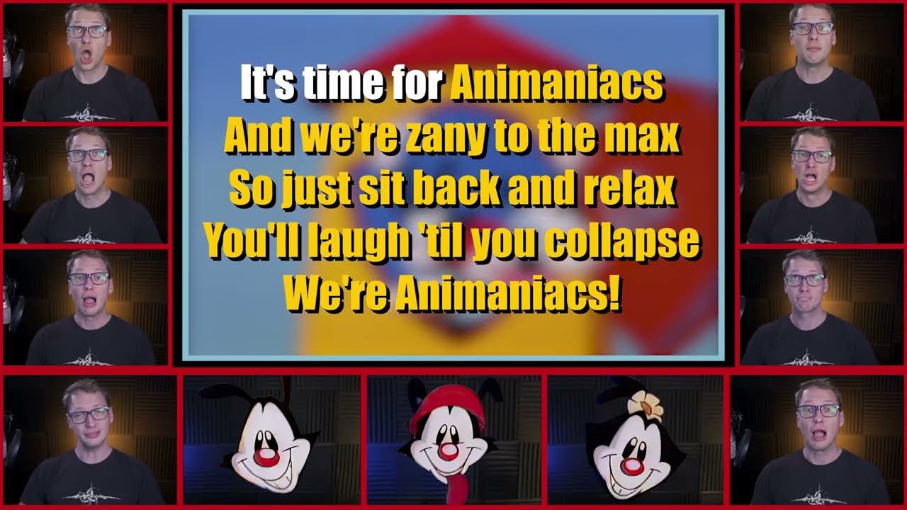 Animaniacs Theme - KARAOKE (Lyric Video)