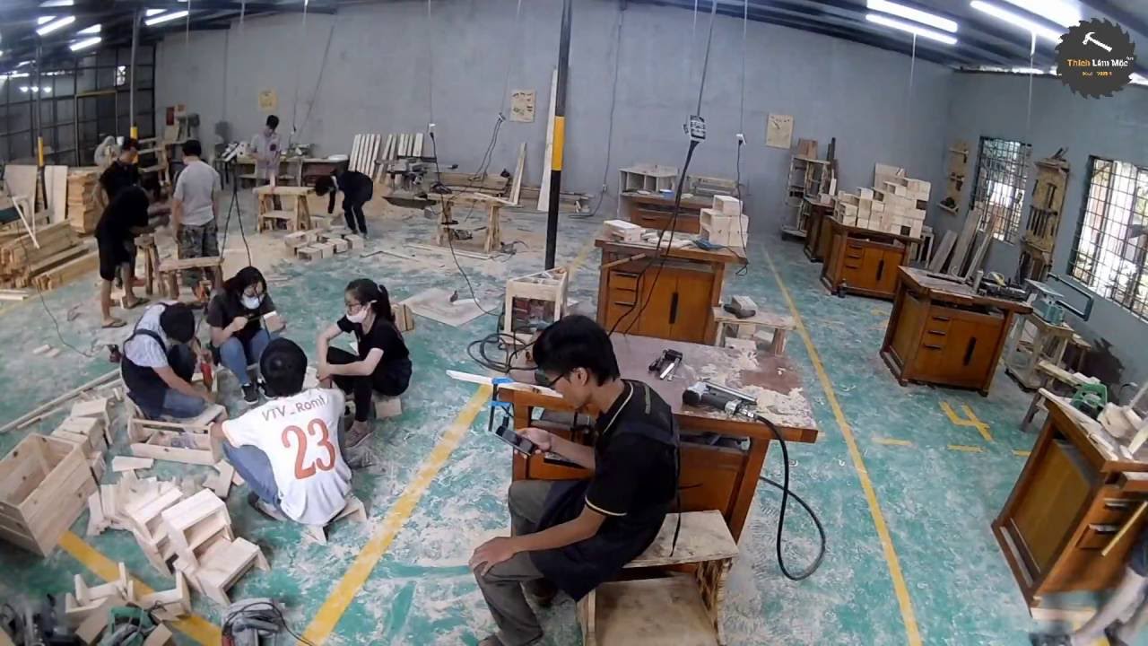 Thích làm mộc| Timelapse hoạt động tại xưởng Thích làm mộc