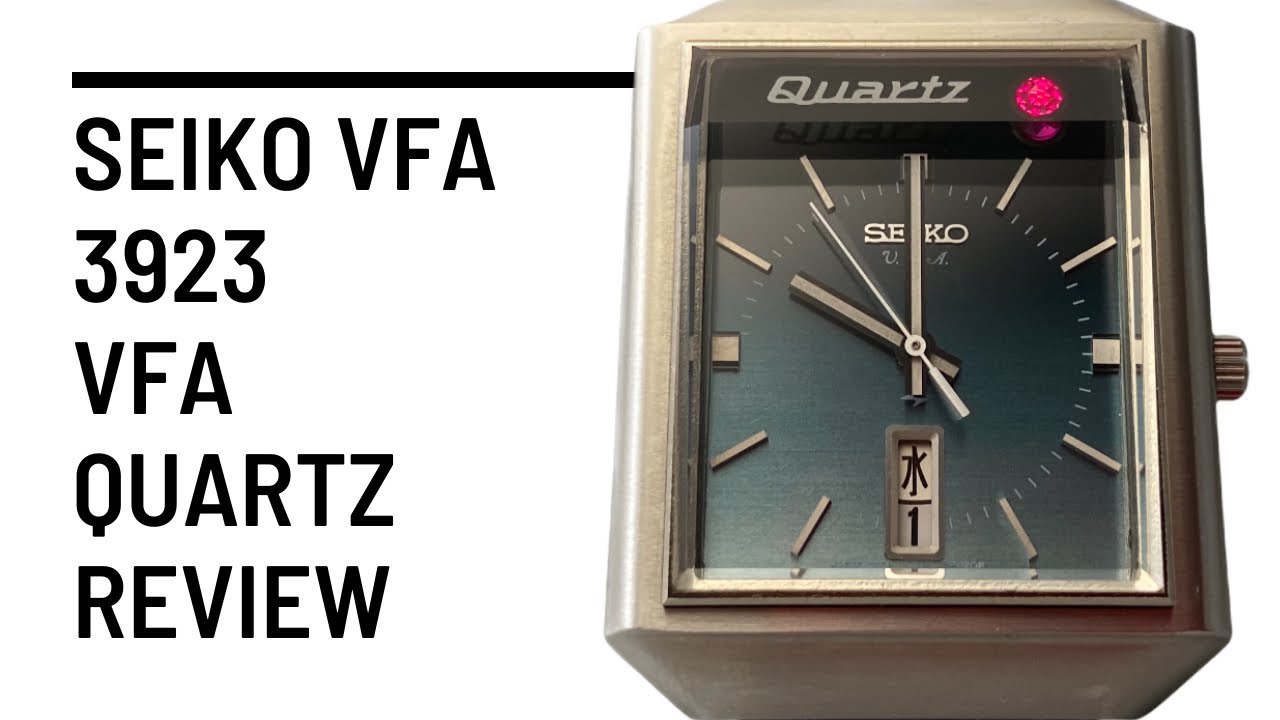 Seiko VFA 39SQ 3923-5010 Vintage Quartz Review