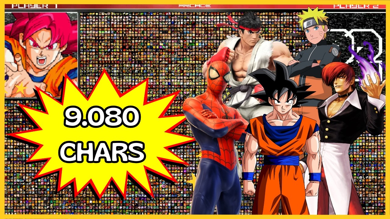 MUGEN Roster: Everything vs. Everything [9.080 Chars]