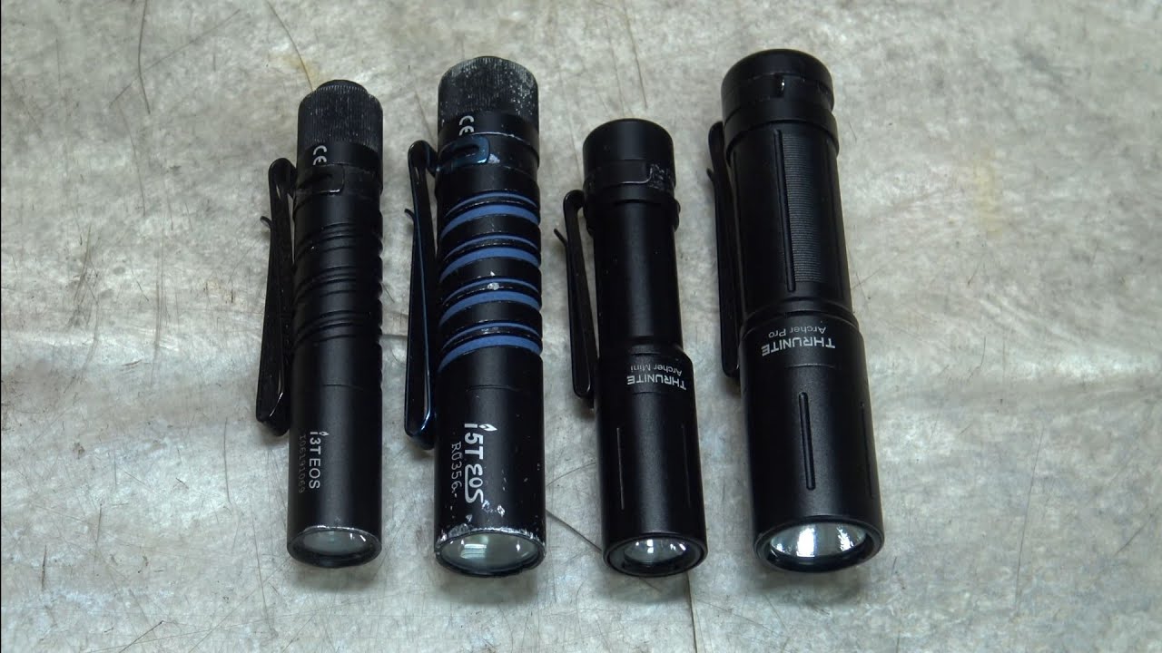 My TOP 4 Small EDC Flashlights Fall of 2022