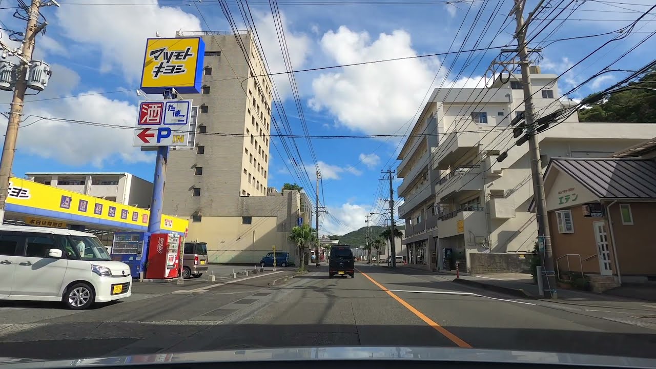奄美大島ドライブ動画！今里立神から名瀬町まで！