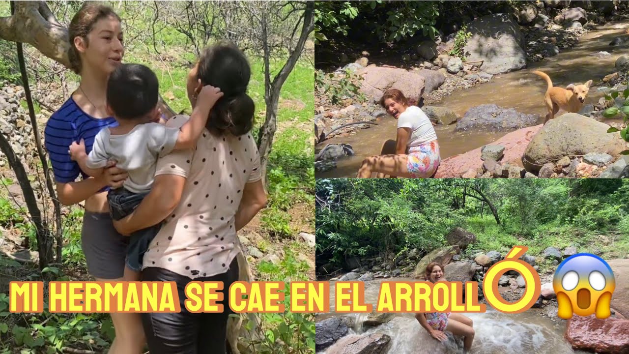 MI HERMANA YA NO SABE ANDAR POR EL ARROLLO 😂 SE CAYÓ EN MEDIO ARROLLO 😱 