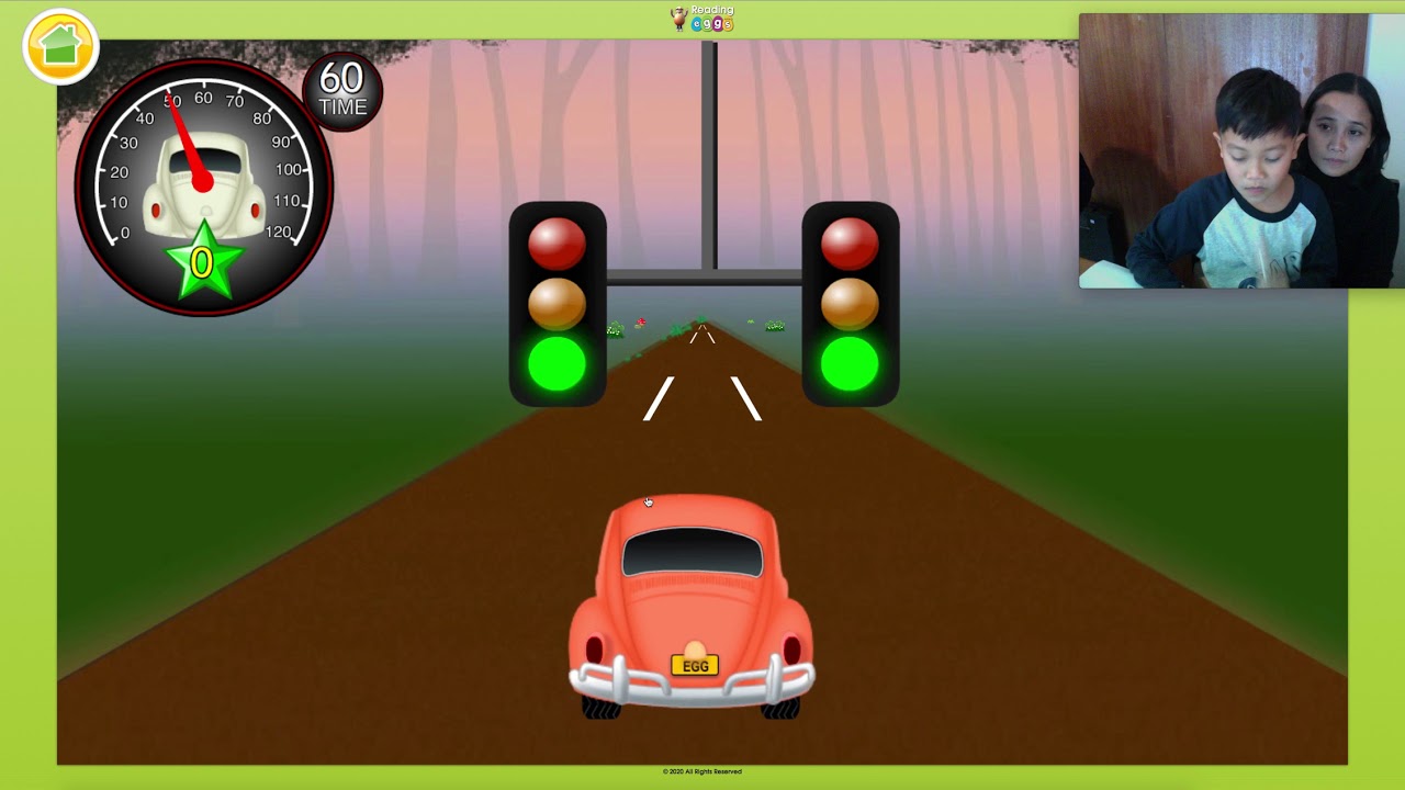 Bé giỏi tiếng anh | Reading eggs Driving test 1 | Cách đọc âm từng chữ cái