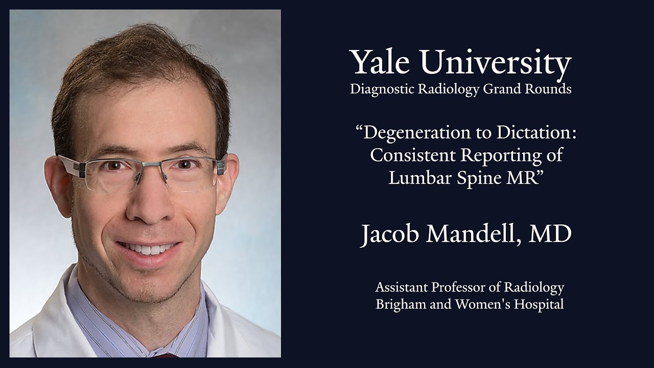 From Degeneration to Dictation: Consistent Reporting of Lumbar Spine MR