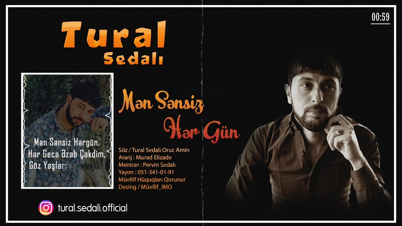 Tural Sedali - Bezdim Artiq 2019 (Men Sensiz Her Gun)