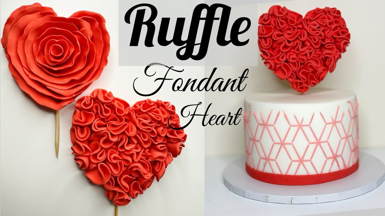 Creating PERFECT Fondant Hearts for Your Cake