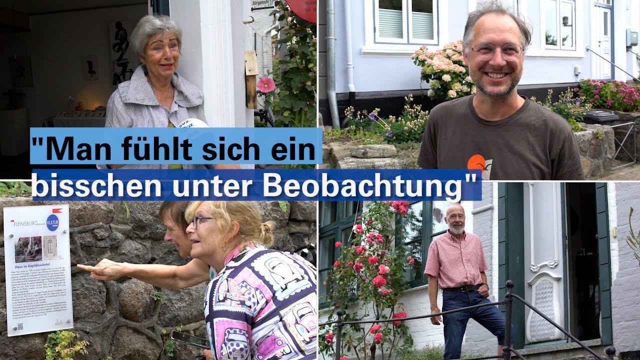 Leben im Touri-Hotspot: Das sagen Anwohner der St. Jürgenstraße in Flensburg zu den Touristen