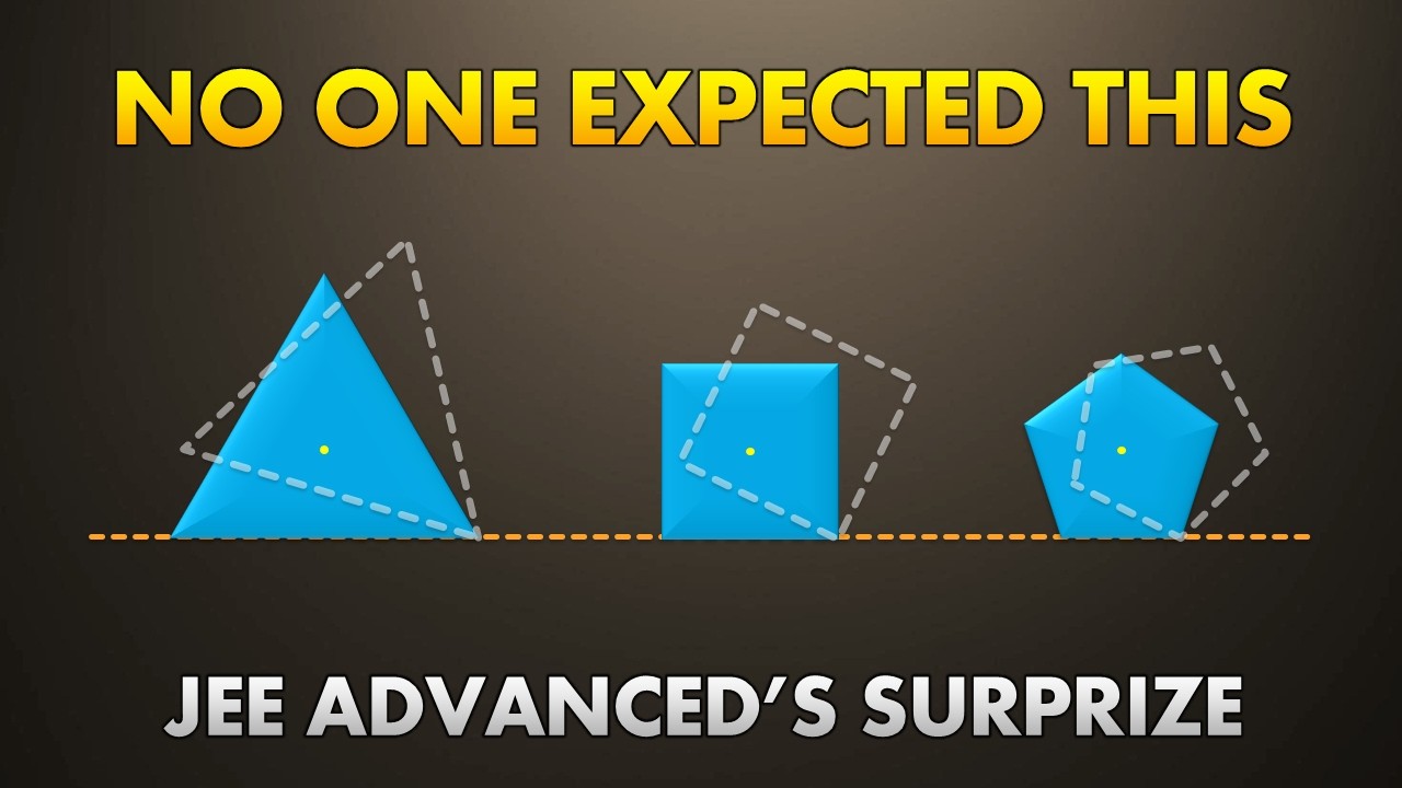 This Is Why I Love JEE Advanced! It Can Surprize Anyone With An Easy But Unexpected Question