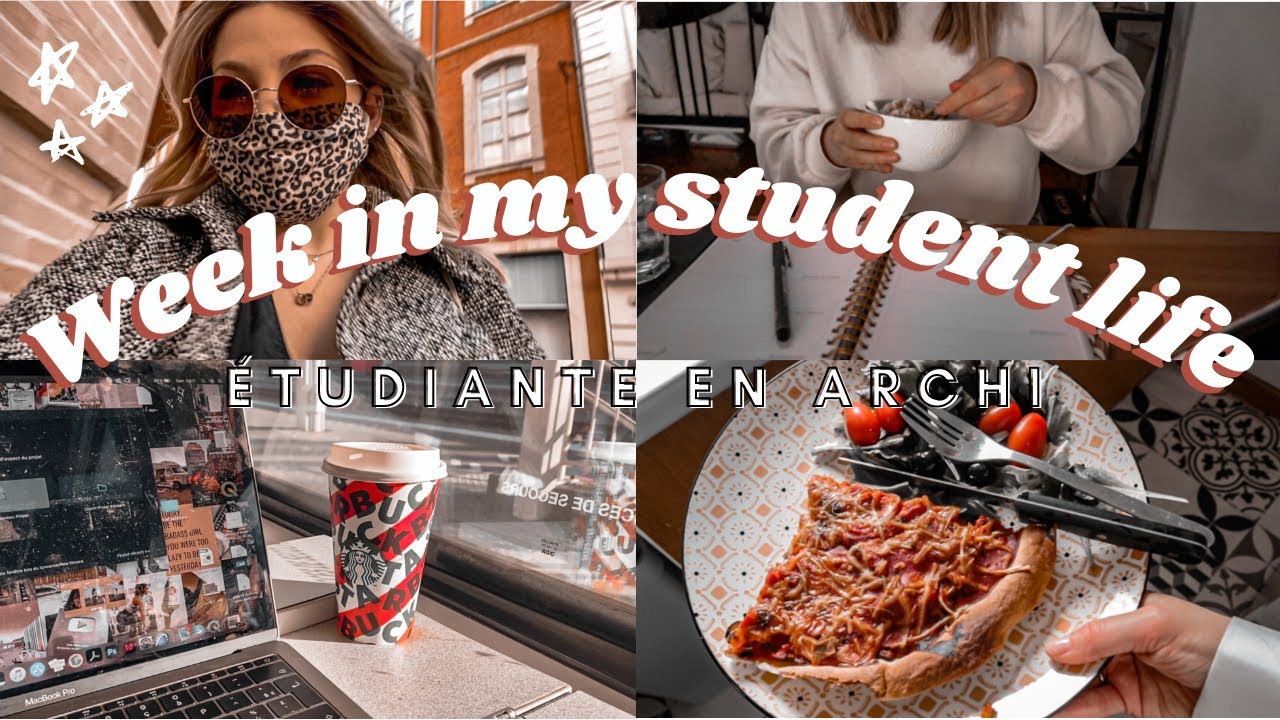 Une semaine dans ma peau d'étudiante en archi 💻 / online student vlog 📚