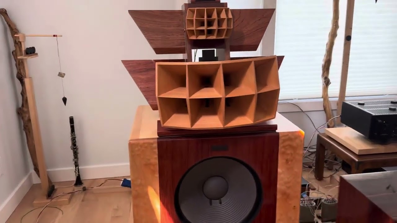 Shun Mook Horn Speaker. 300B Amp (WE300B). Fly me to the moon