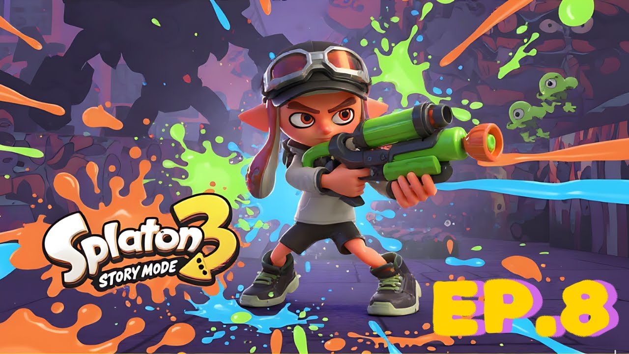 🎨🦑 ¡EP.8: Nuevas Batallas y Secretos en SPLATOON 3 MODO HISTORIA! 🚀 | Nintendo Switch